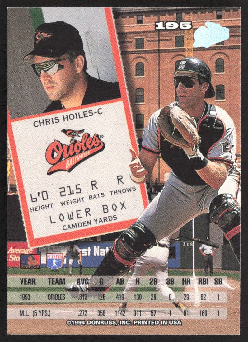 1994 Leaf 195 Chris Hoiles