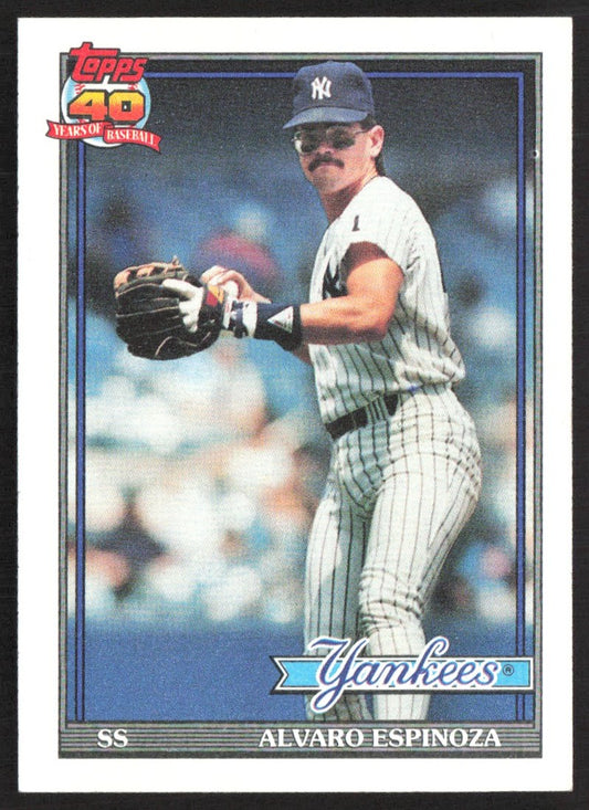 1991 Topps Desert Shield 28 Alvaro Espinoza