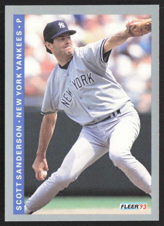 1993 Fleer 655 Scott Sanderson