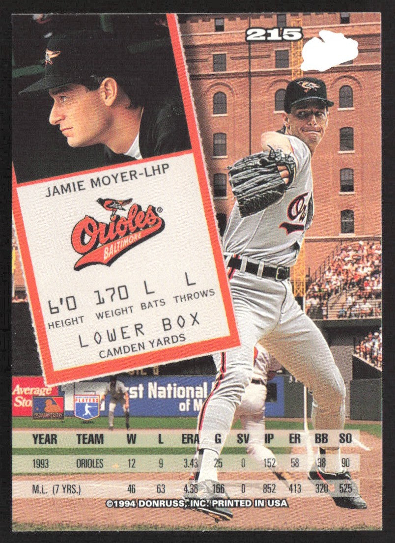 1994 Leaf 215 Jamie Moyer