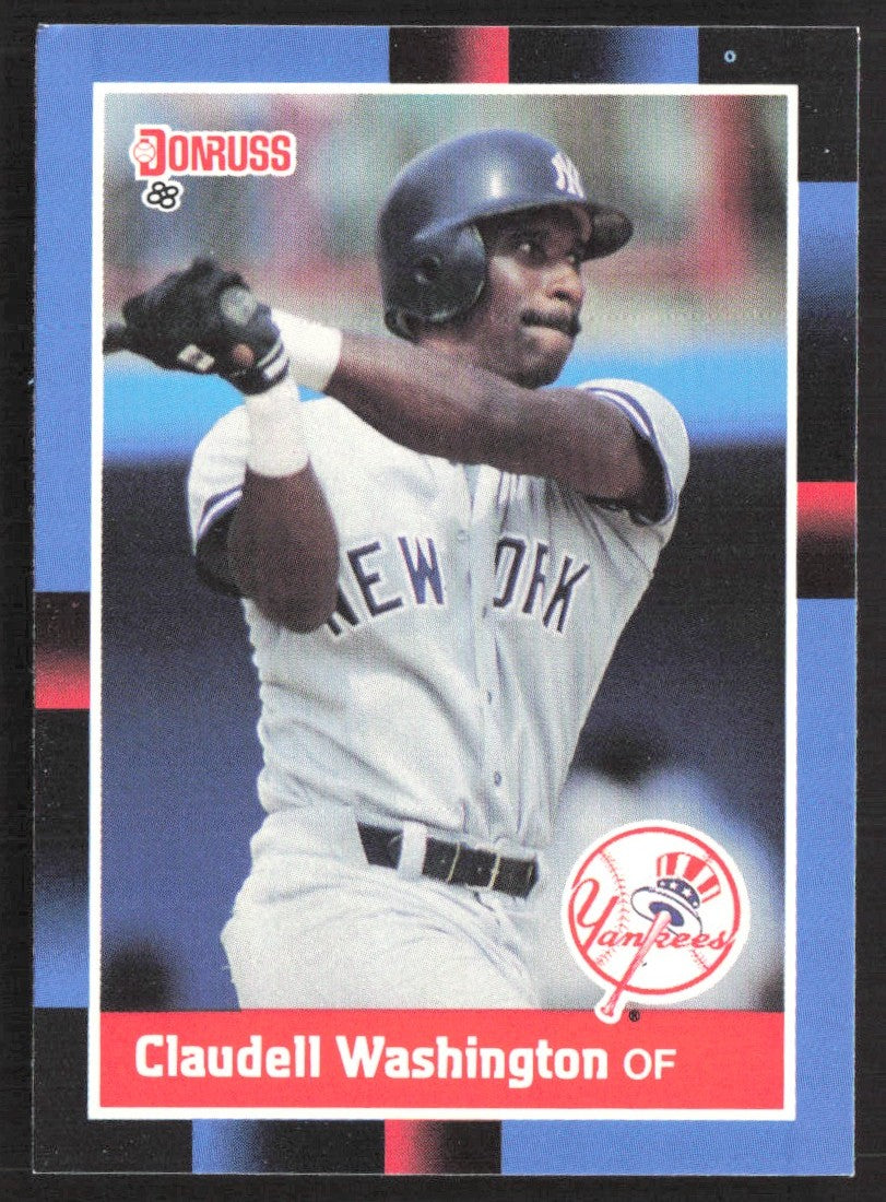 1988 Donruss 340 Claudell Washington