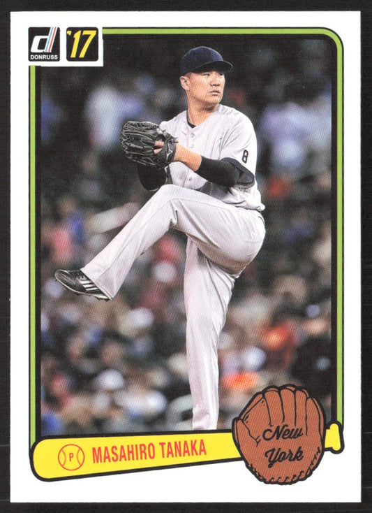 2017 Donruss Retro Variations 1983 RV-23 Masahiro Tanaka