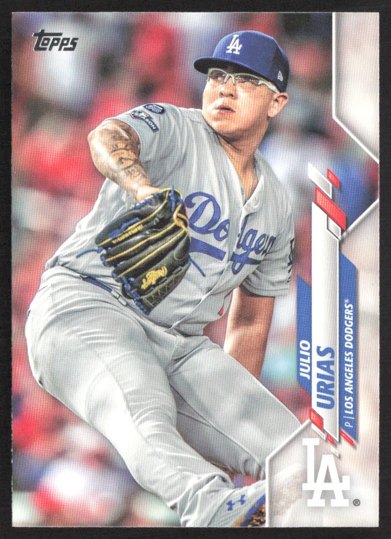 2020 Topps 628 Julio Urias