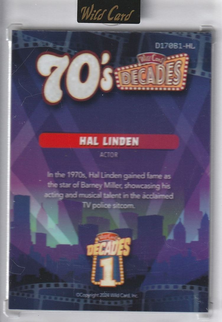2025 Wild Card Decades 70's D170B1-HL Hal Linden