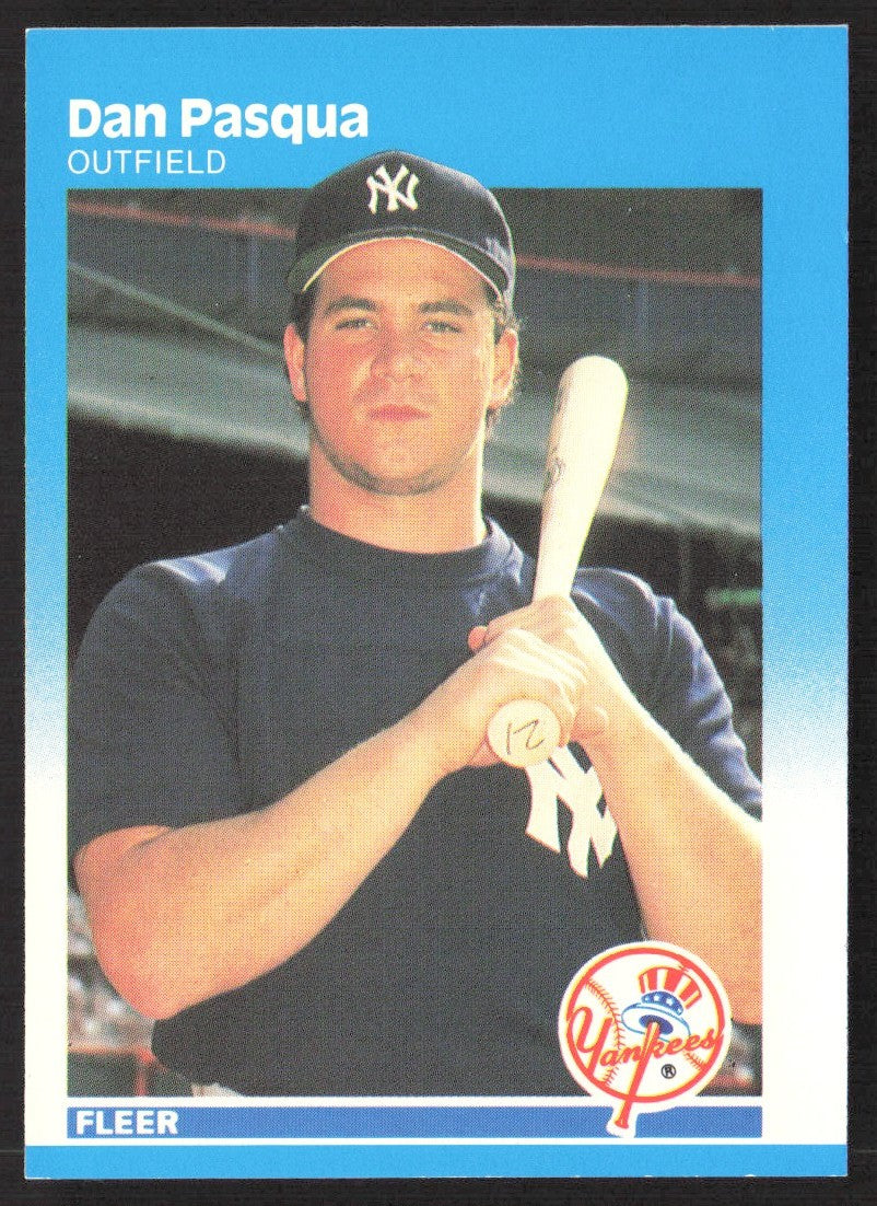 1987 Fleer Glossy 108 Dan Pasqua