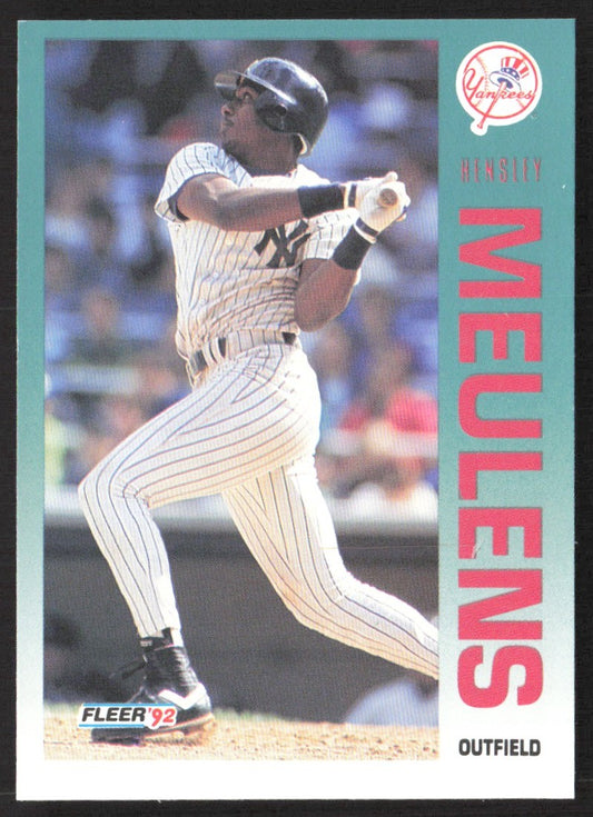 1992 Fleer 238 Hensley Meulens