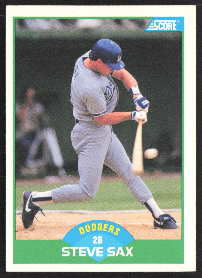 1989 Score 69 Steve Sax