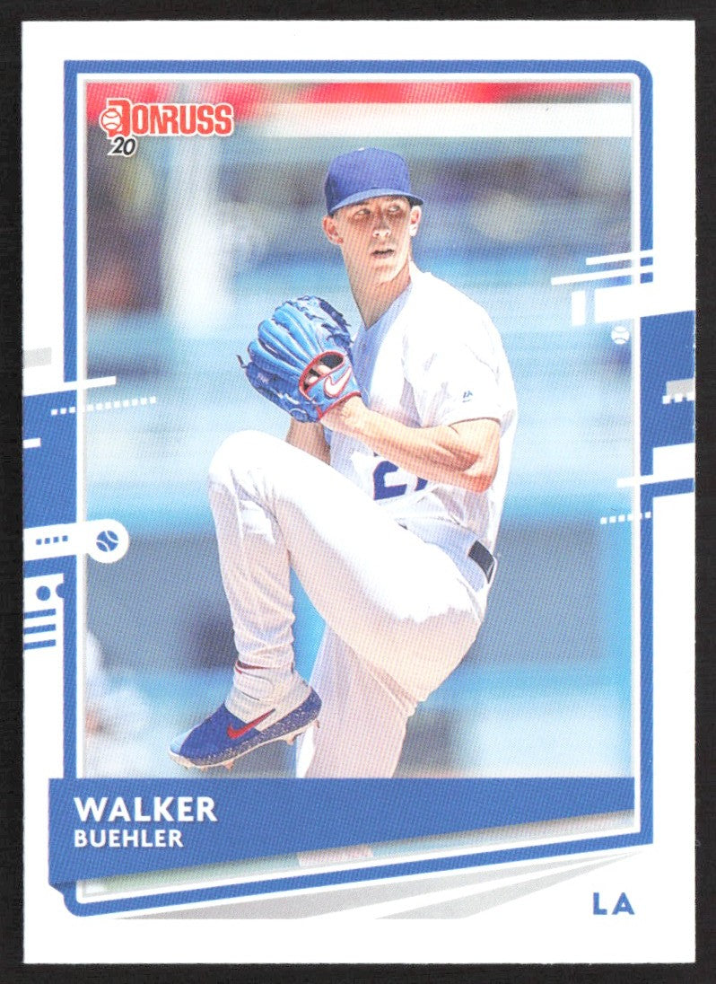 2020 Donruss Holo Blue 62 Walker Buehler