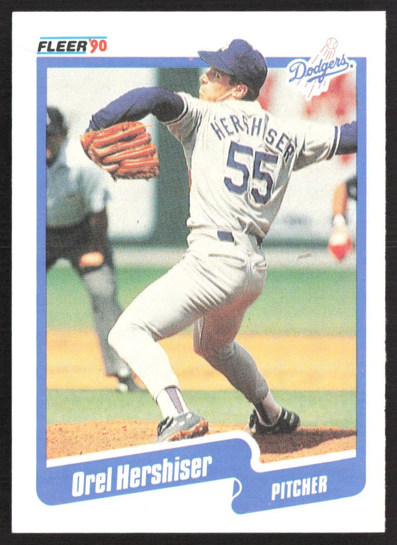 1990 Fleer 399 Orel Hershiser