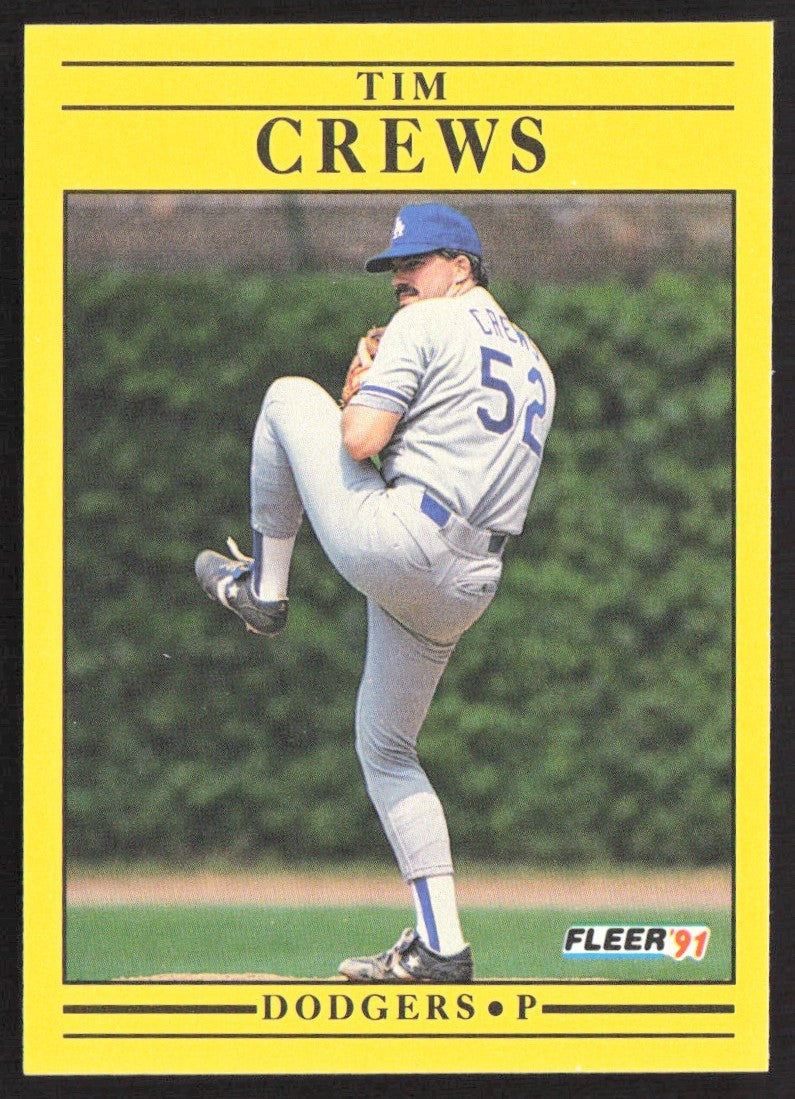 1991 Fleer 197 Tim Crews