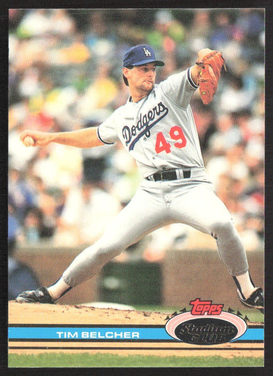 1991 Stadium Club 152 Tim Belcher