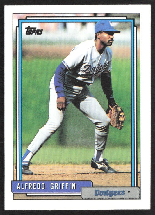 1992 Topps 418 Alfredo Griffin