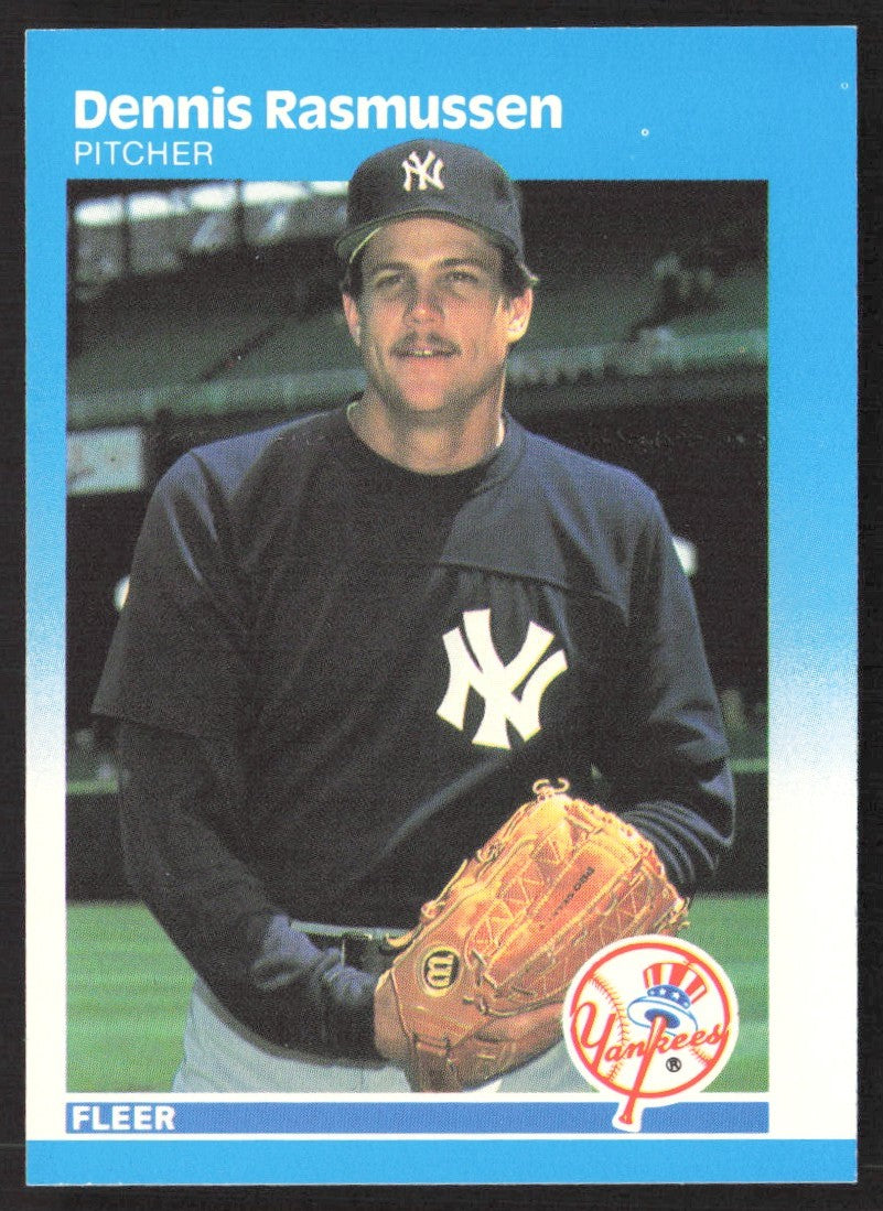 1987 Fleer Glossy 110 Dennis Rasmussen