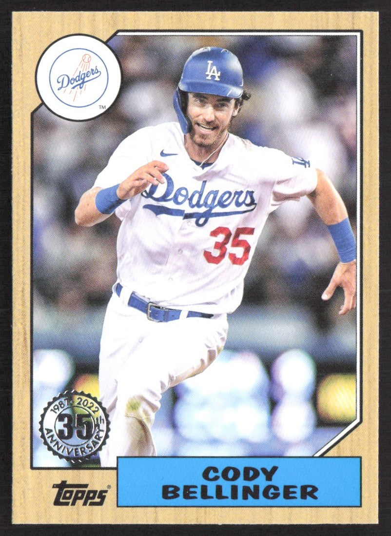 2022 Topps 1987 Baseball T87-14 Cody Bellinger