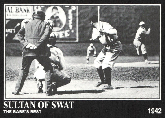 1992 Megacards Babe Ruth 106 Babe Ruth