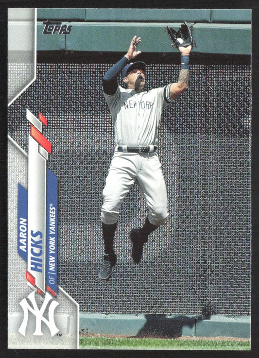 2020 Topps 252 Aaron Hicks