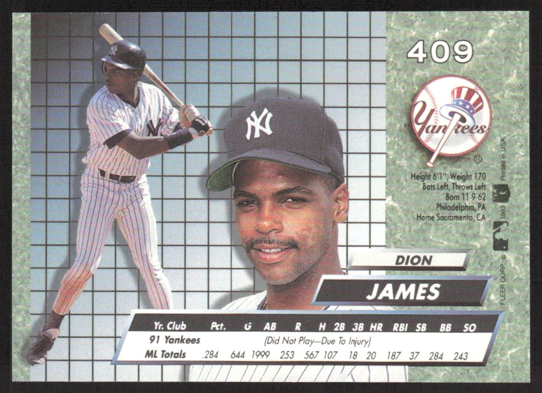 1992 Ultra 409 Dion James