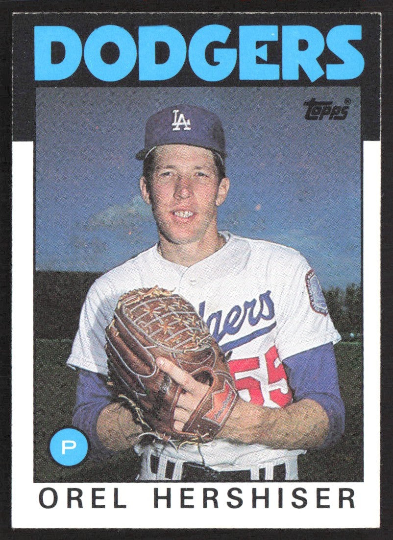 1986 Topps 159 Orel Hershiser