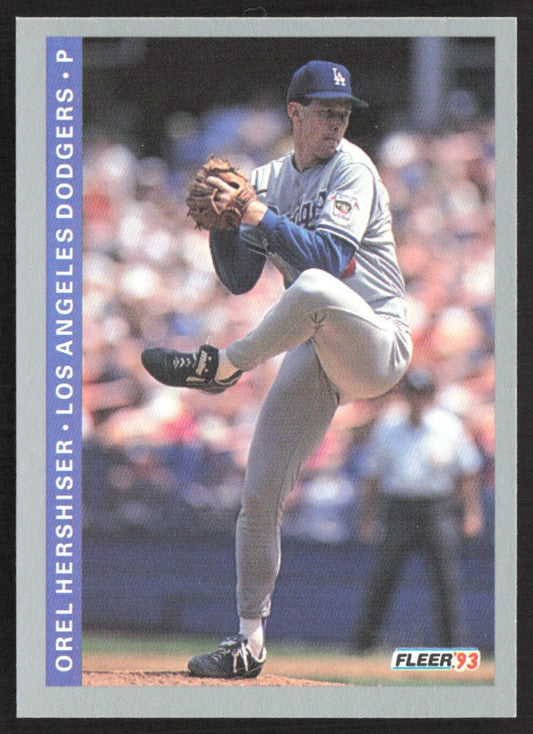 1993 Fleer 63 Orel Hershiser