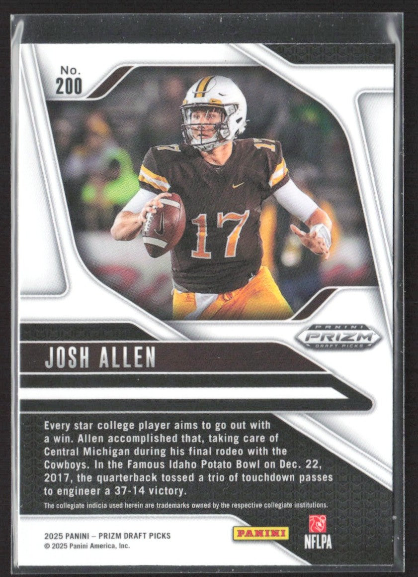 2025 Panini Prizm Draft Picks #200 Josh Allen