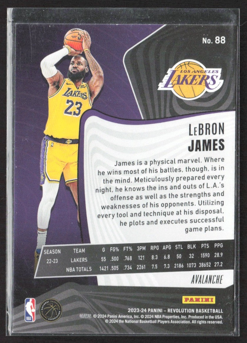 2023-24 Panini Revolution LeBron James Avalanche #88