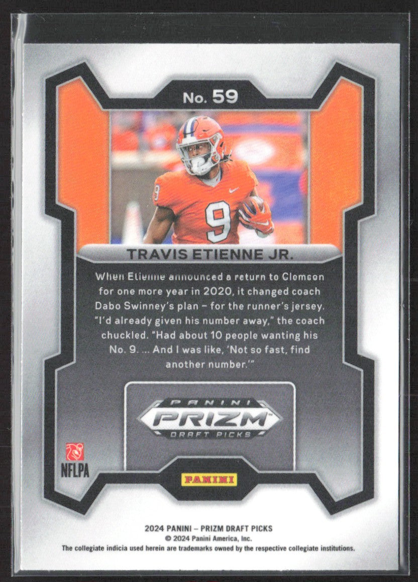 2024 Panini Prizm Draft Picks Travis Etienne Jr. #59