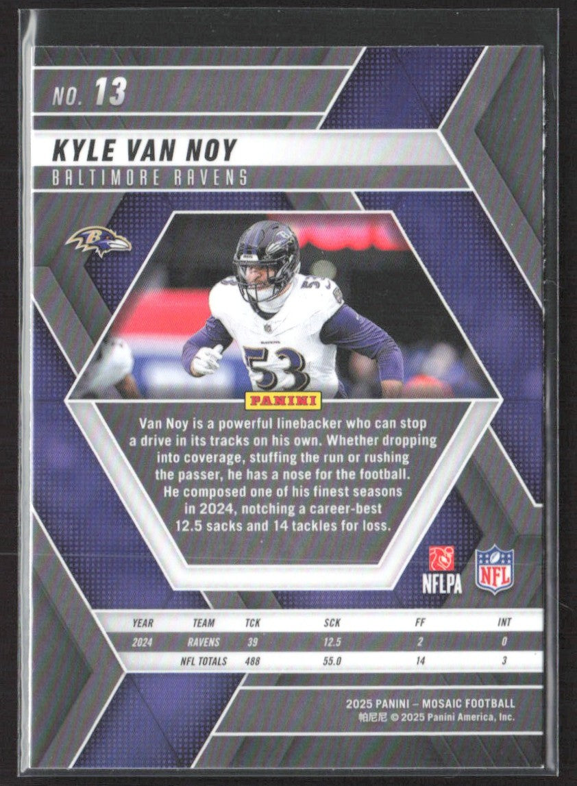 2025 Panini Mosaic Kyle Van Noy #13