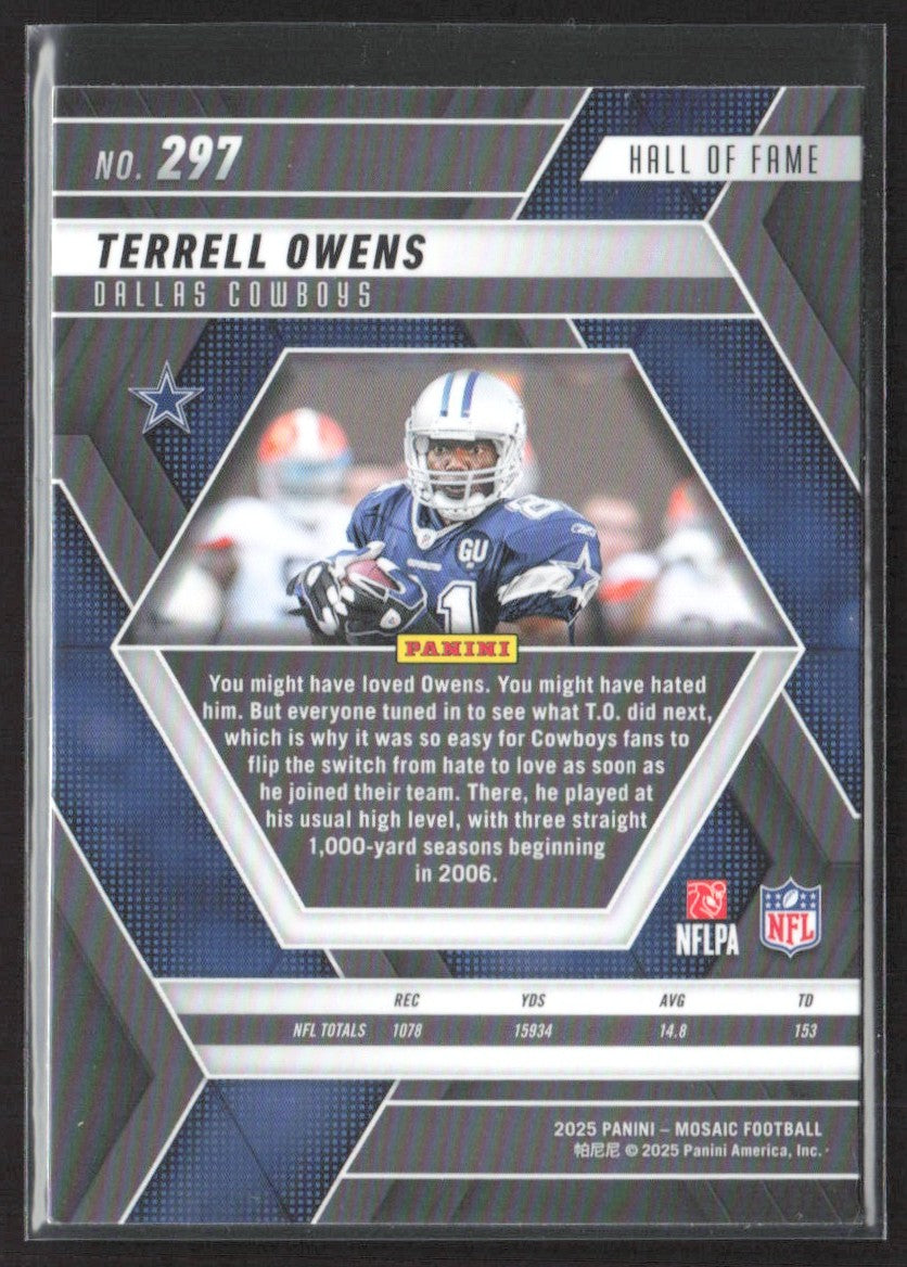 2025 Panini Mosaic Terrell Owens #297
