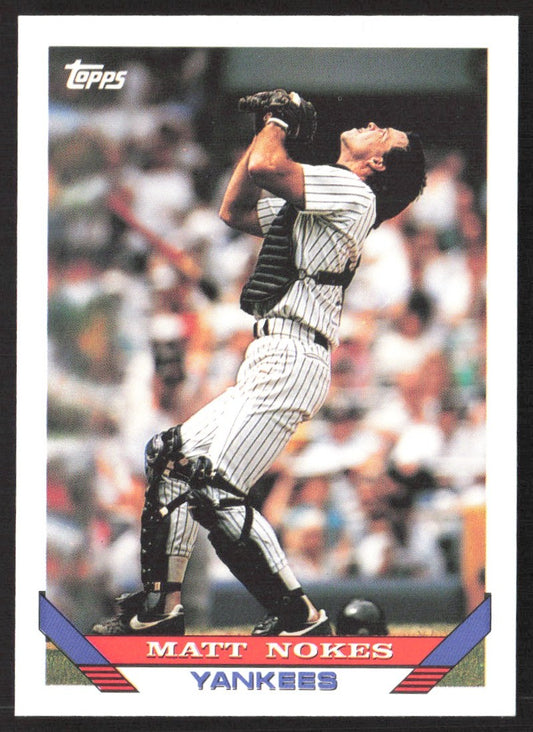 1993 Topps 561 Matt Nokes