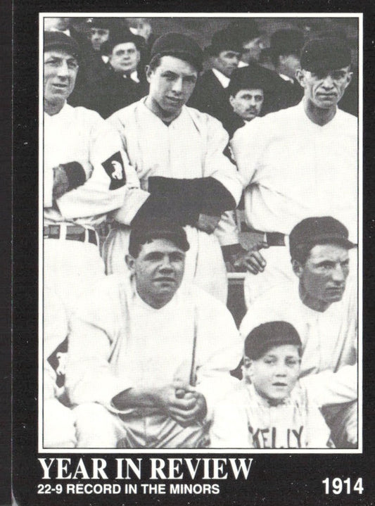 1992 Megacards Babe Ruth 5 22-9 Record in the Minors