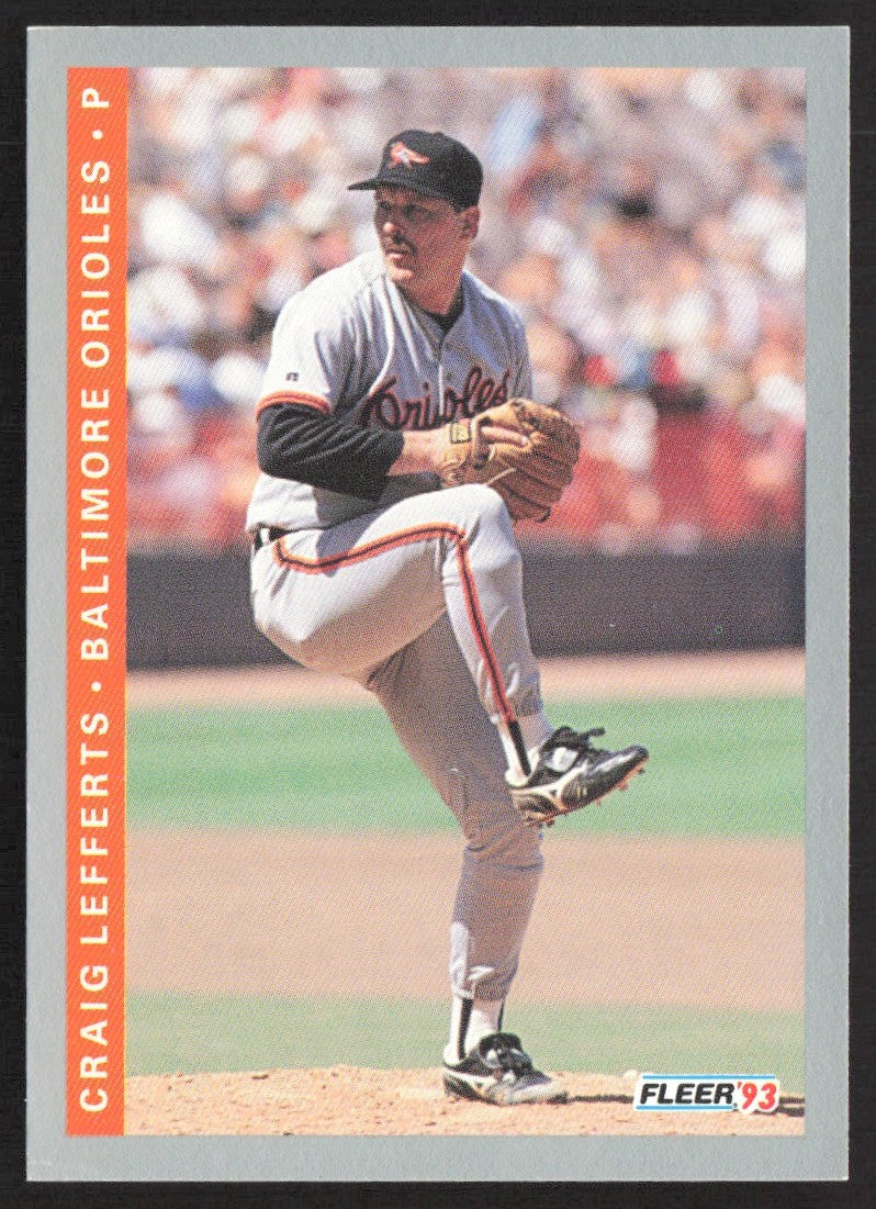 1993 Fleer 544 Craig Lefferts