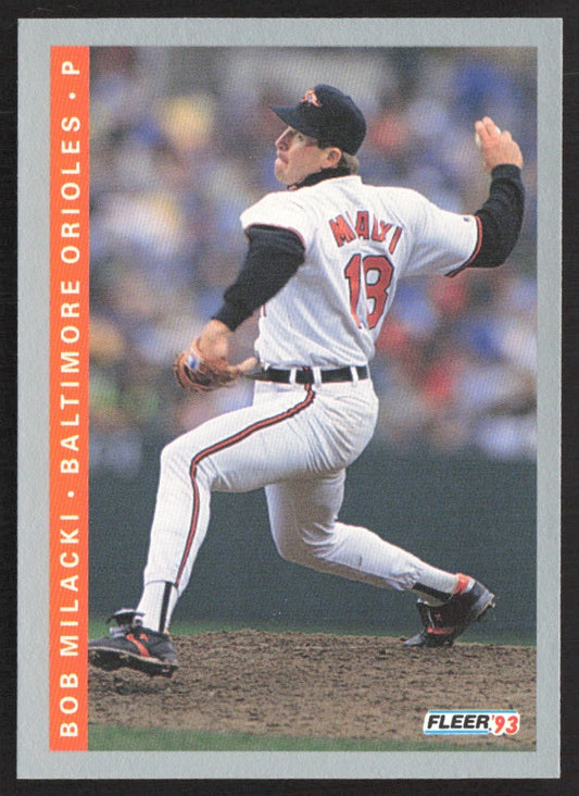 1993 Fleer 548 Bob Milacki