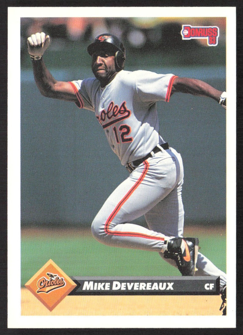 1993 Donruss 455 Mike Devereaux
