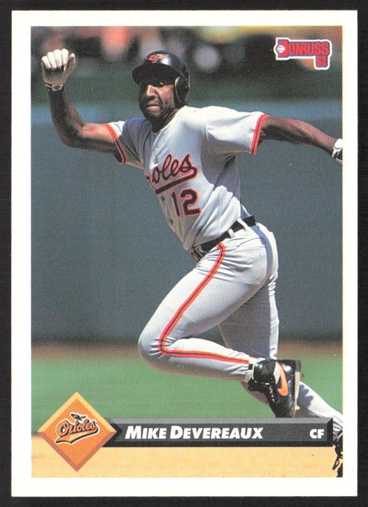 1993 Donruss 455 Mike Devereaux