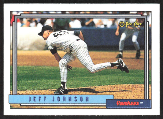 1992 O-Pee-Chee 449 Jeff Johnson