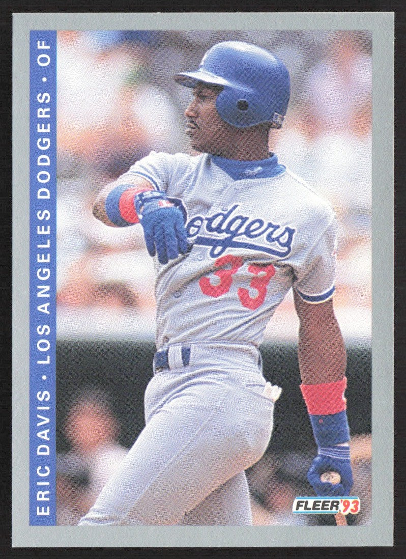 1993 Fleer 445 Eric Davis