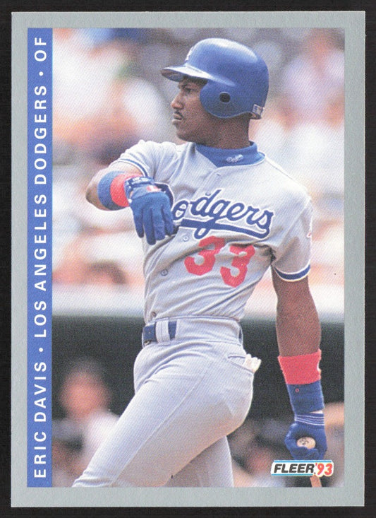 1993 Fleer 445 Eric Davis