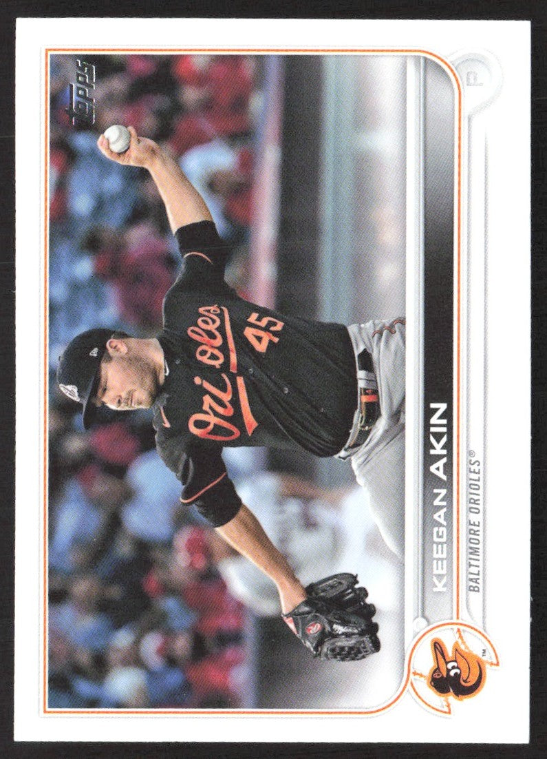 2022 Topps 328 Keegan Akin