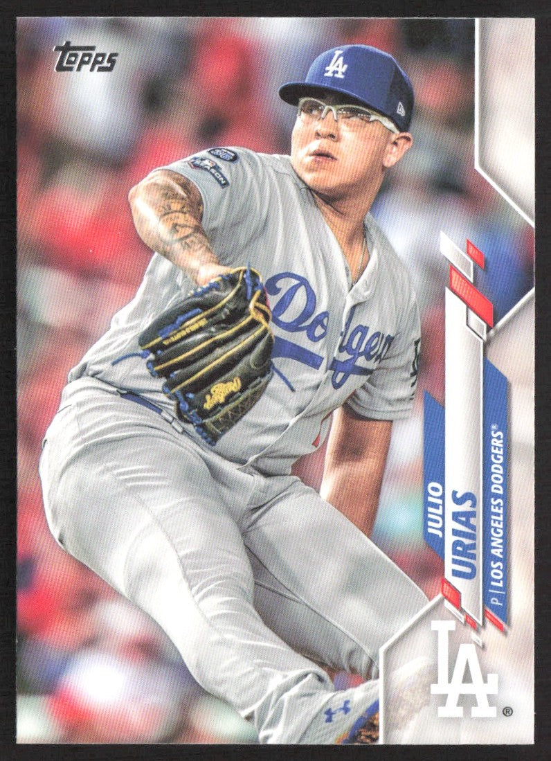 2020 Topps 628 Julio Urias