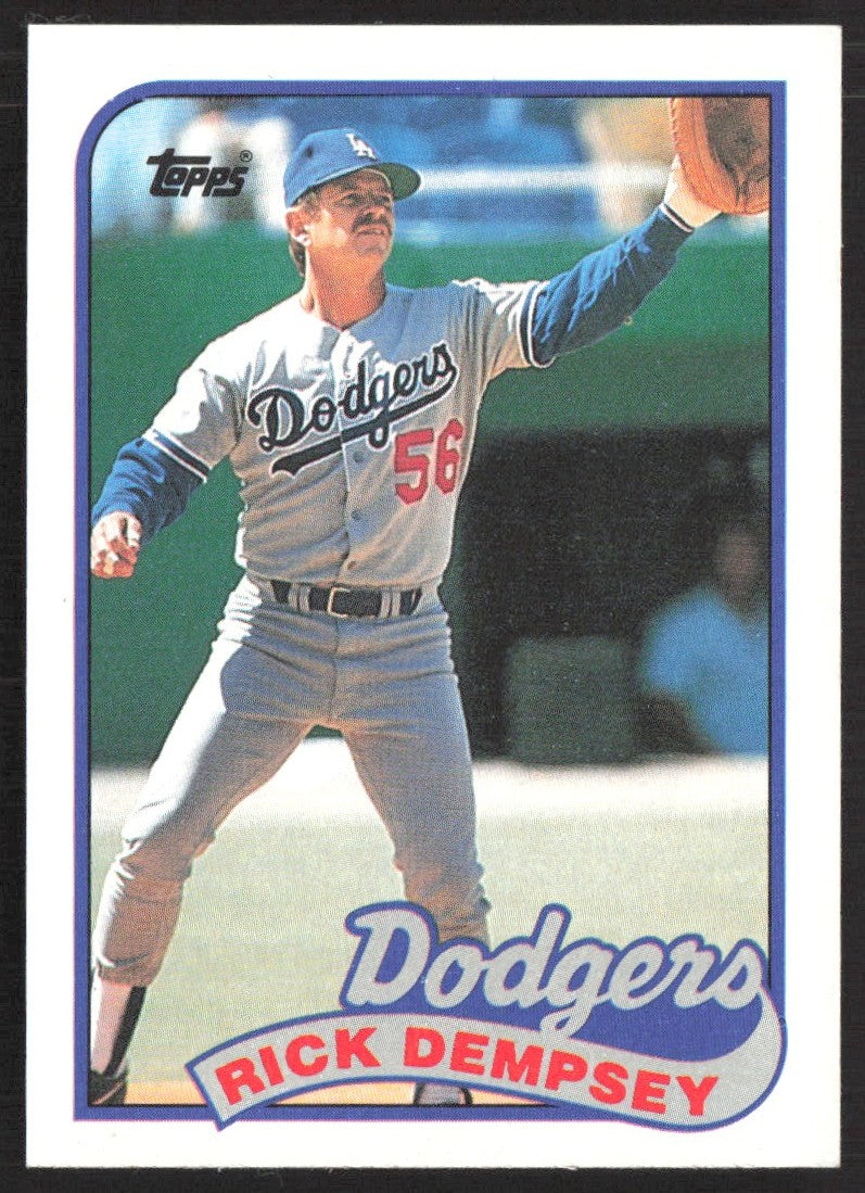 1989 Topps 606 Rick Dempsey