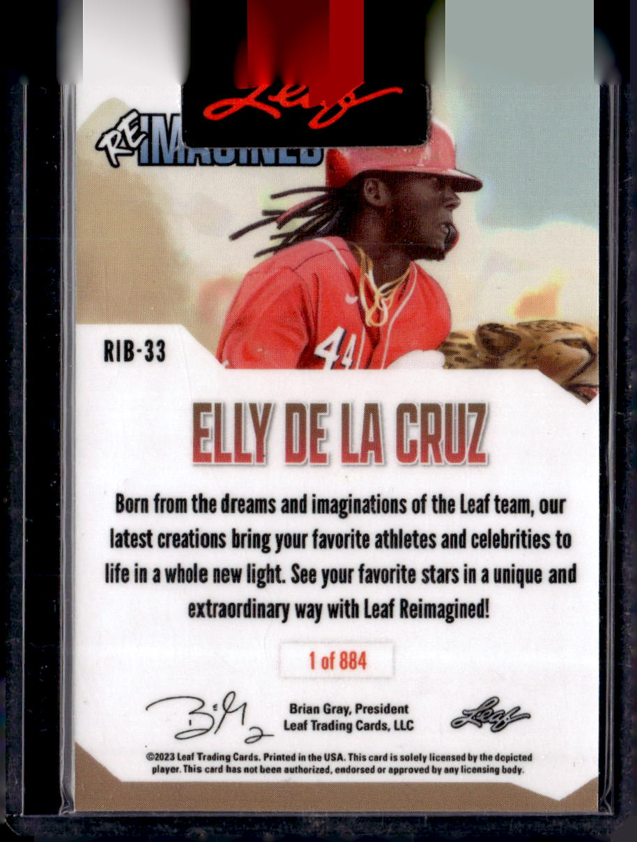 2023 Leaf Reimagined Elly De La Cruz #RIB-33 1 of 884