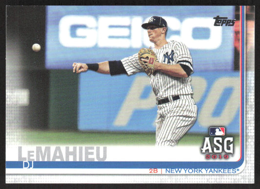 2019 Topps Update US117 DJ LeMahieu