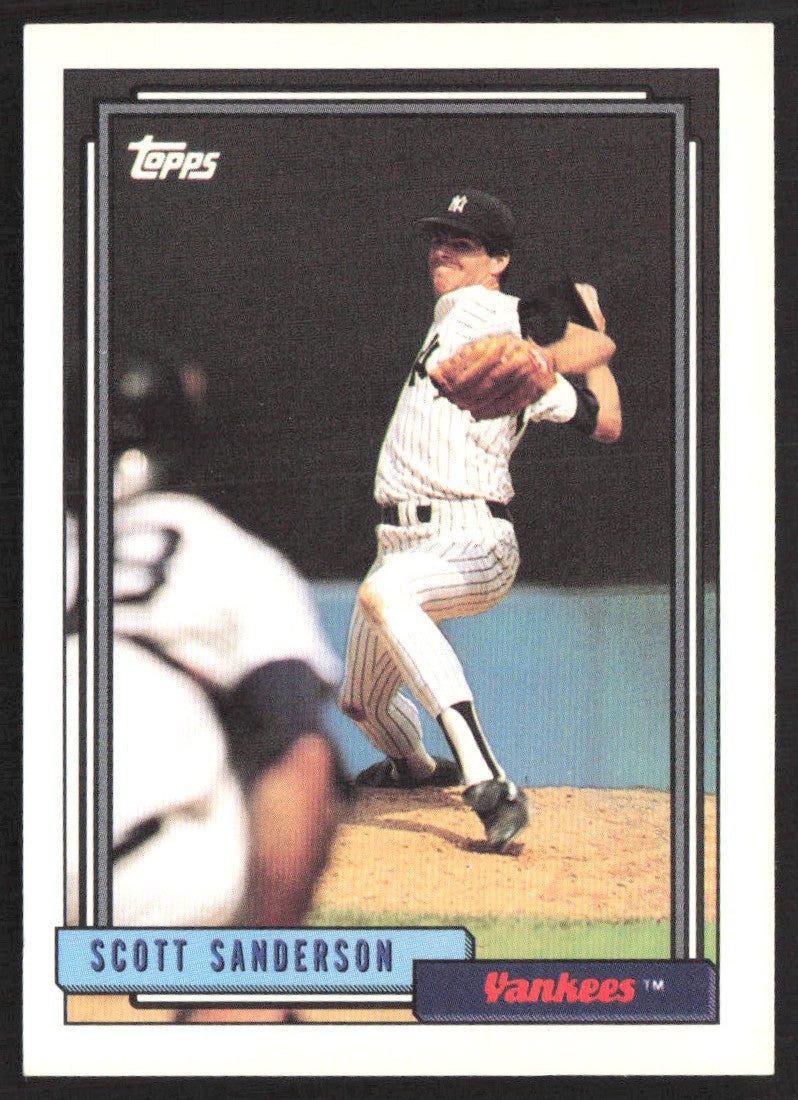 1992 Topps 480 Scott Sanderson