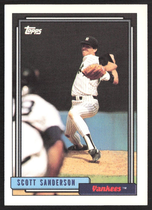 1992 Topps 480 Scott Sanderson