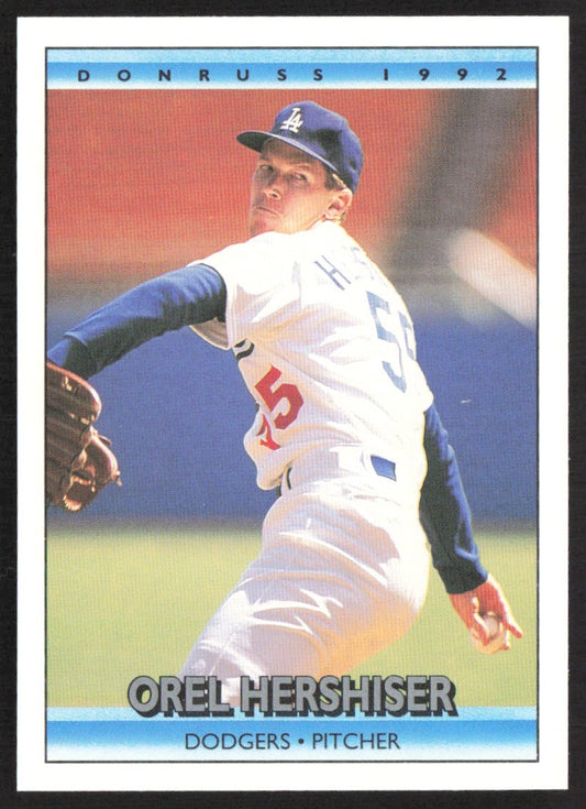 1992 Donruss 247 Orel Hershiser