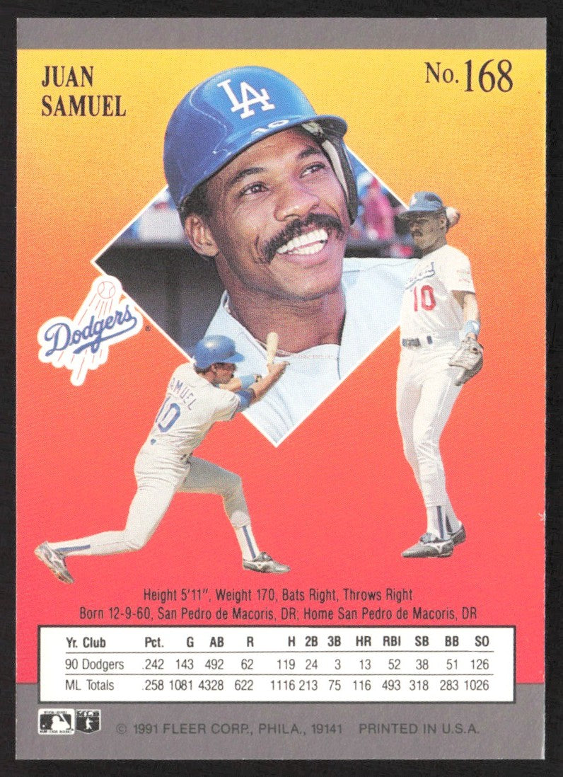 1991 Ultra 168 Juan Samuel