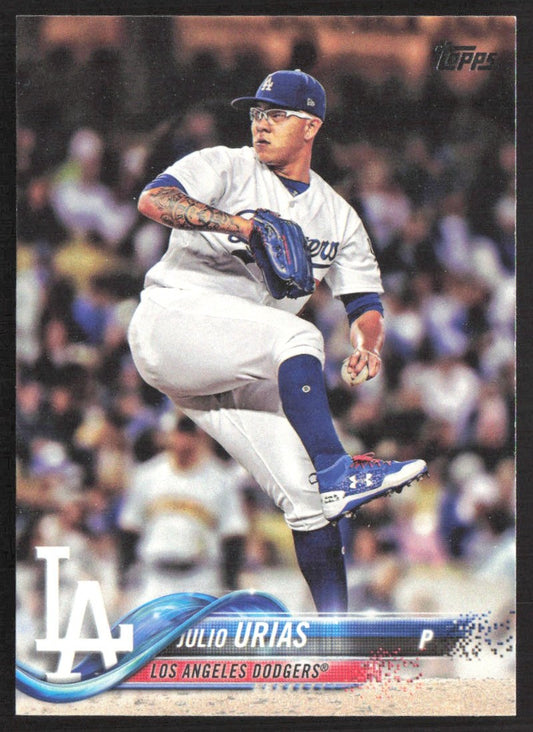 2018 Topps 124 Julio Urias