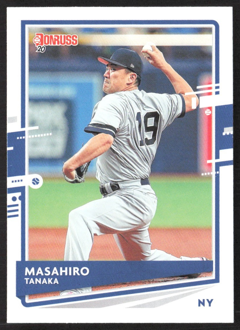2020 Donruss Holo Blue 120 Masahiro Tanaka
