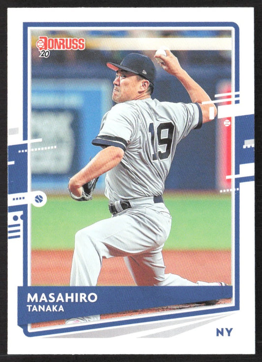 2020 Donruss Holo Blue 120 Masahiro Tanaka
