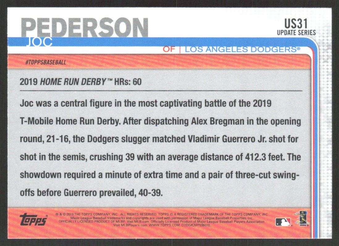 2019 Topps 411 Los Angeles Dodgers